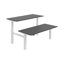 HOBIS párový výškovo nastaviteľný stôl 180 cm, pamäť.ovlad. - MOTION DUAL MSD 2M 1800, antracit - 2