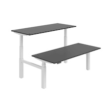 HOBIS párový výškovo nastaviteľný stôl 180 cm, pamäť.ovlad. - MOTION DUAL MSD 3M 1800, antracit - 2