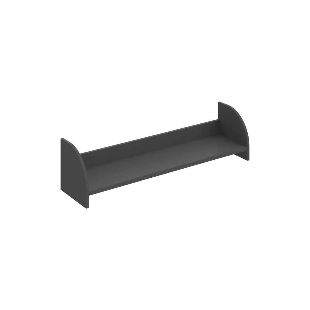 HOBIS polica závesná 120cm - HPS 120, antracit