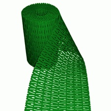 Protišmyková bazénová rohož, zelená