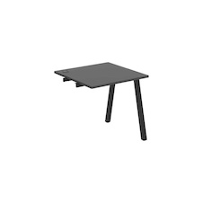HOBIS prídavný kancelársky stôl rovný - US A 800 R, antracit