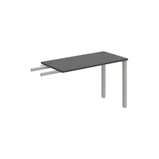 HOBIS prídavný stôl do uhla - UE 1200 RU, hĺbka 60 cm, antracit - 1