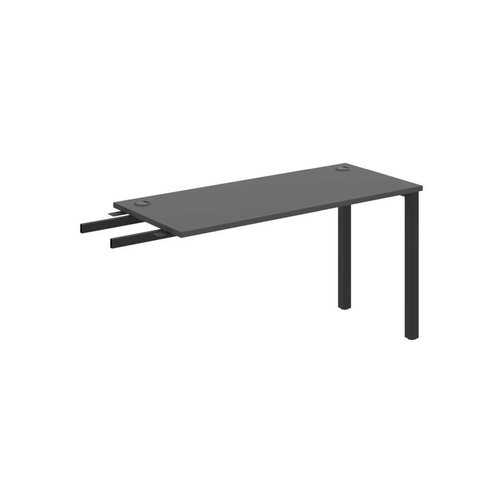 HOBIS prídavný stôl do uhla - UE 1400 RU, hĺbka 60 cm, antracit