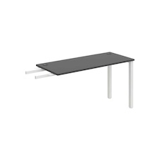 HOBIS prídavný stôl do uhla - UE 1400 RU, hĺbka 60 cm, antracit - 2