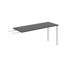 HOBIS prídavný stôl do uhla - UE 1600 RU, hĺbka 60 cm, antracit - 2