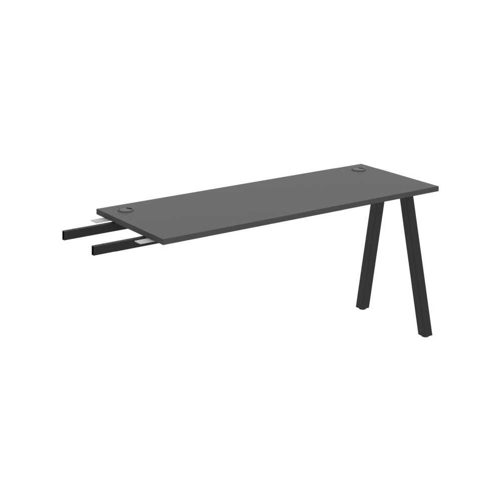 HOBIS prídavný stôl do uhla - UE A 1600 RU, hĺbka 60 cm, antracit