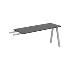 HOBIS prídavný stôl do uhla - UE A 1600 RU, hĺbka 60 cm, antracit - 1