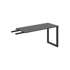HOBIS prídavný stôl do uhla - UE O 1400 RU, hĺbka 60 cm, antracit