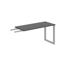 HOBIS prídavný stôl do uhla - UE O 1400 RU, hĺbka 60 cm, antracit - 1