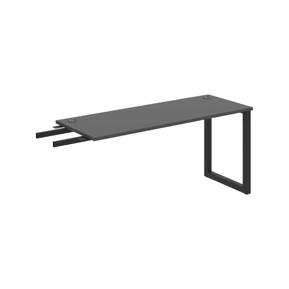 HOBIS prídavný stôl do uhla - UE O 1600 RU, hĺbka 60 cm, antracit