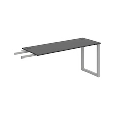 HOBIS prídavný stôl do uhla - UE O 1600 RU, hĺbka 60 cm, antracit - 1