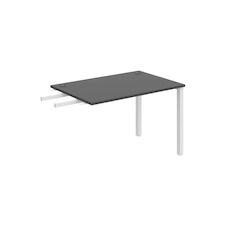 HOBIS prídavný stôl do uhla - US 1200 RU, hĺbka 80 cm, antracit - 2