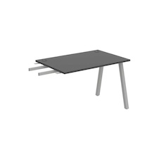 HOBIS prídavný stôl do uhla - US A 1200 RU, hĺbka 80 cm, antracit - 1