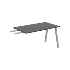 HOBIS prídavný stôl do uhla - US A 1400 RU, hĺbka 80 cm, antracit - 1