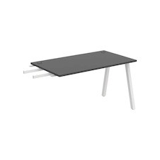 HOBIS prídavný stôl do uhla - US A 1400 RU, hĺbka 80 cm, antracit - 2