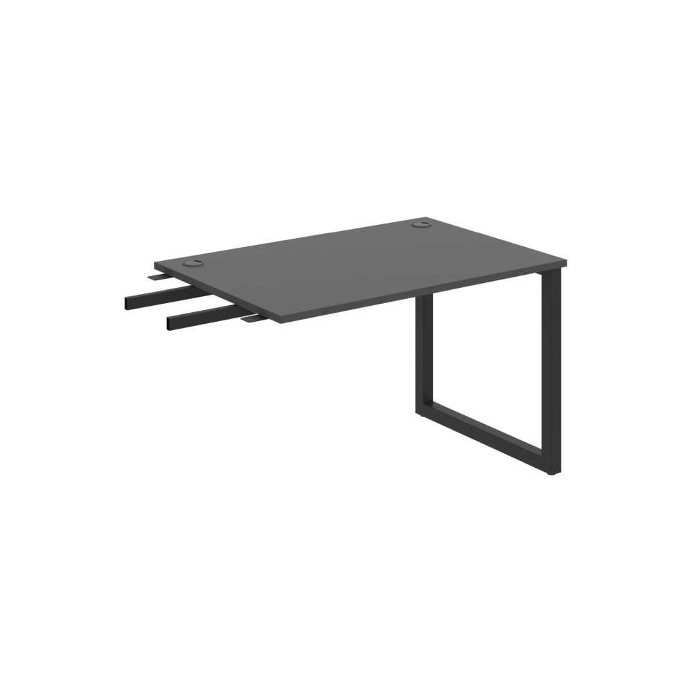 HOBIS prídavný stôl do uhla - US O 1200 RU, hĺbka 80 cm, antracit