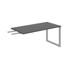 HOBIS prídavný stôl do uhla - US O 1600 RU, hĺbka 80 cm, antracit - 1