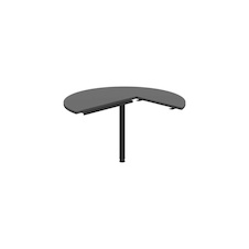 HOBIS prídavný stôl jednací ľavý - CP 22 L N, antracit