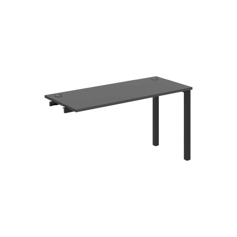 HOBIS prídavný stôl rovný - UE 1400 R, hĺbka 60 cm, antracit