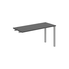 HOBIS prídavný stôl rovný - UE 1400 R, hĺbka 60 cm, antracit - 1