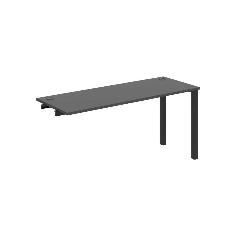 HOBIS prídavný stôl rovný - UE 1600 R, hĺbka 60 cm, antracit