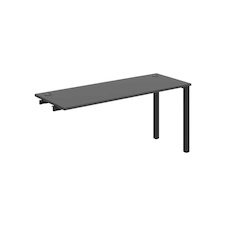 HOBIS prídavný stôl rovný - UE 1600 R, hĺbka 60 cm, antracit