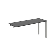 HOBIS prídavný stôl rovný - UE 1600 R, hĺbka 60 cm, antracit - 1