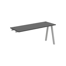 HOBIS prídavný stôl rovný - UE A 1600 R, hĺbka 60 cm, antracit - 1