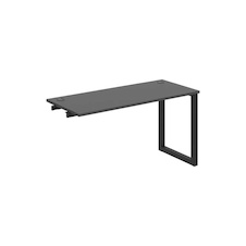 HOBIS prídavný stôl rovný - UE O 1400 R, hĺbka 60 cm, antracit