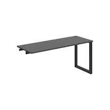 HOBIS prídavný stôl rovný - UE O 1600 R, hĺbka 60 cm, antracit