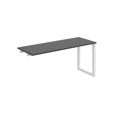 HOBIS prídavný stôl rovný - UE O 1600 R, hĺbka 60 cm, antracit - 2