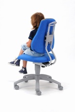 Detská rastúca školská stolička - modrá