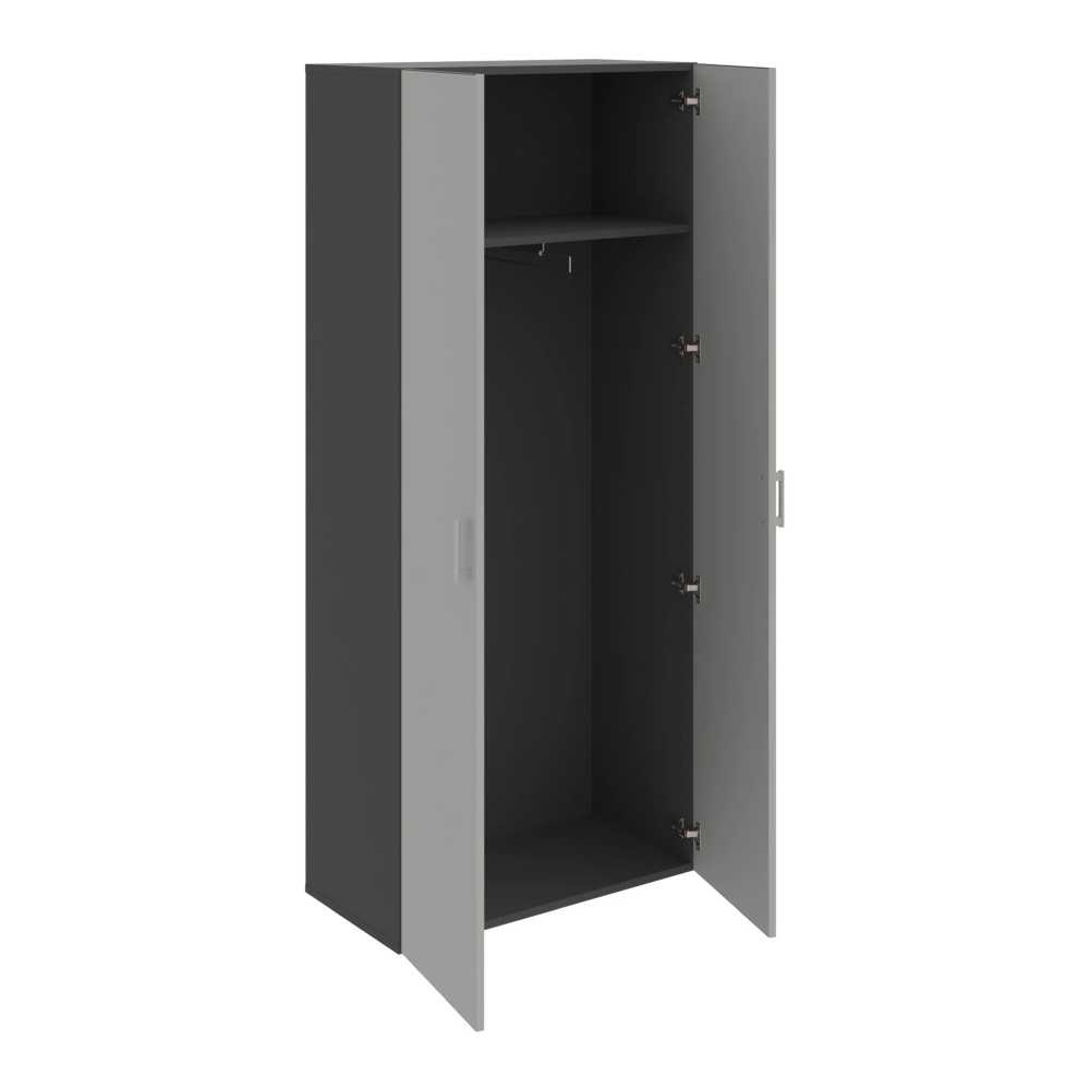 HOBIS skriňa šatníková dverová - D 5 80 01, antracit-šedá