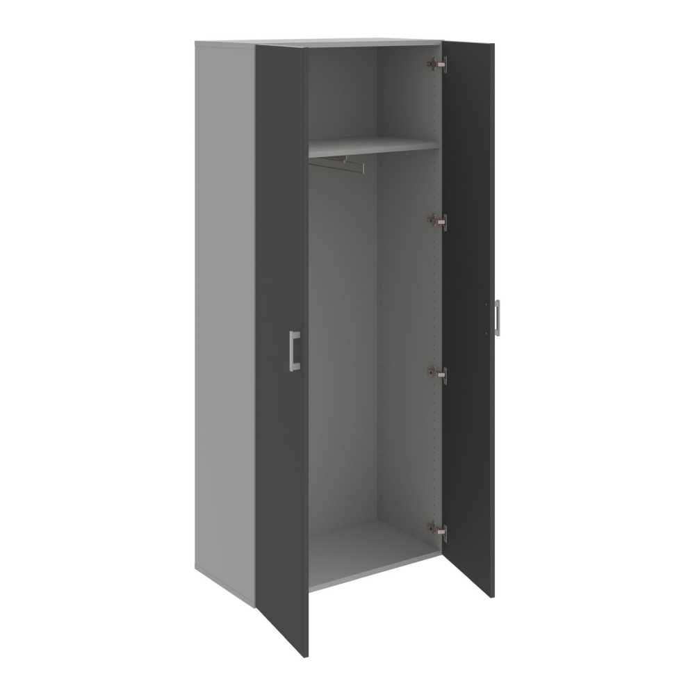 HOBIS skriňa šatníková dverová - D 5 80 01, šedá-antracit