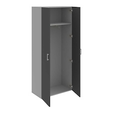 HOBIS skriňa šatníková dverová - D 5 80 01, šedá-antracit