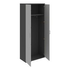HOBIS skriňa šatníková dverová - S 5 80 01, antracit-šedá