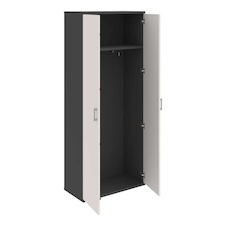 HOBIS skriňa šatníková dverová - S 5 80 01, antracit-biela