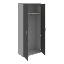 HOBIS skriňa šatníková dverová - S 5 80 01, šedá-antracit
