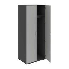 HOBIS skriňa šatníková dverová - S 5 80 61, antracit-šedá