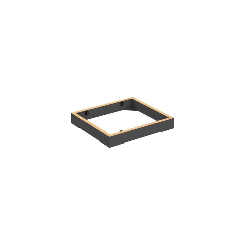 HOBIS sokel štvorec 40x36cm 5cm - S 400, antracit