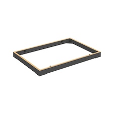 HOBIS sokel obdĺžnik 80*56cm 5cm - S 800 60, antracit
