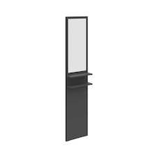 HOBIS stena zrkadlo 185cm - OSZ 40, antracit