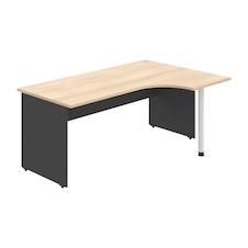 HOBIS stôl pracovný, zostava ľavá - GE 1800 60 L, antracit-agát - 2