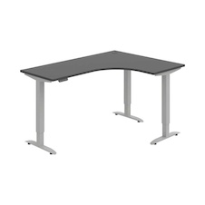 HOBIS trigon elektr.staviteľný stôl pamäť.ovlád. - MST 2M 60 L, antracit