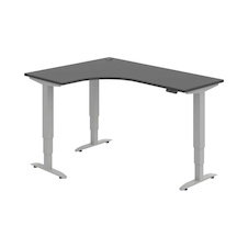 HOBIS trigon elektr.staviteľný stôl pamäť.ovlád. - MST 3M 60 P, antracit