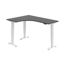 HOBIS trigon elektr.staviteľný stôl pamäť.ovlád. - MST 3M 60 P, antracit - 2