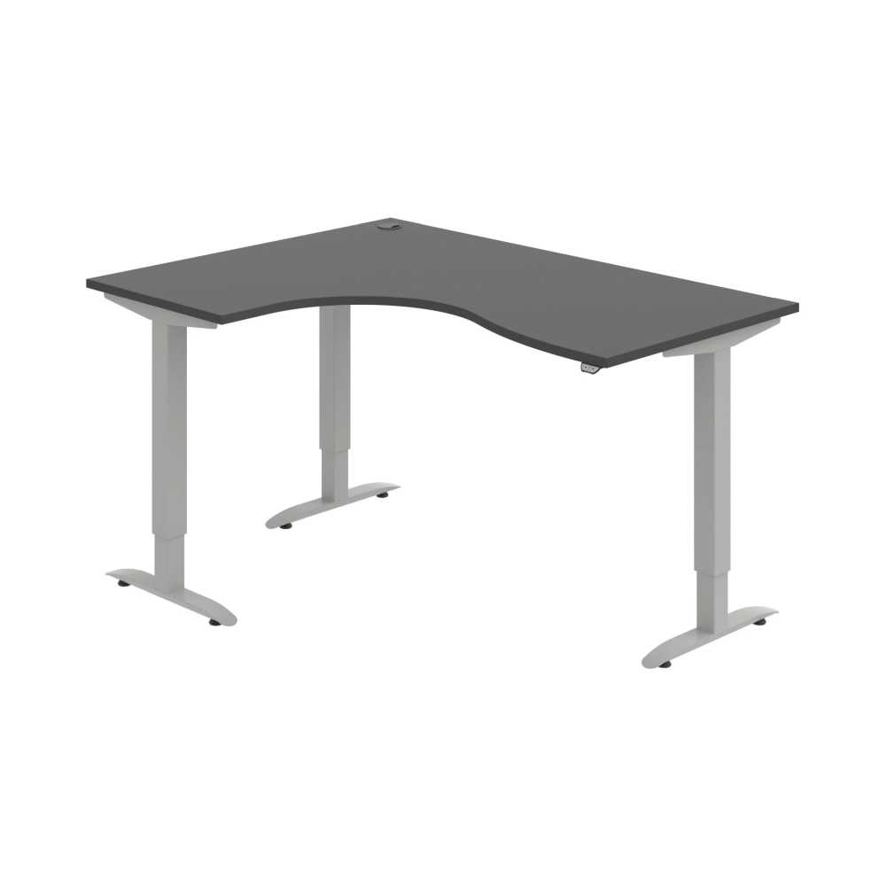 HOBIS trigon elektr.staviteľný stôl stand.ovlad. - MST 2 2005 P, antracit