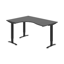 HOBIS trigon elektr.staviteľný stôl stand.ovlad. - MST 2 2005 P, antracit - 1