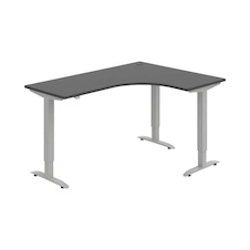 HOBIS trigon elektr.staviteľný stôl stand.ovlad. - MST 2 60 L, antracit