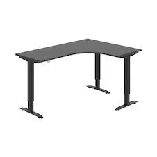 HOBIS trigon elektr.staviteľný stôl stand.ovlad. - MST 2 60 L, antracit - 1
